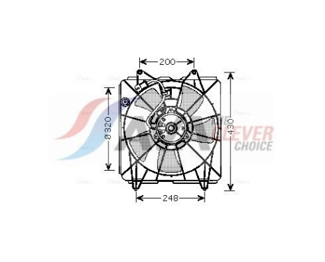 Cooling fan HD7525 Ava Quality Cooling
