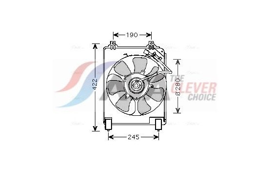Cooling fan HD7526 Ava Quality Cooling