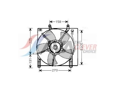 Cooling fan HD7534 Ava Quality Cooling