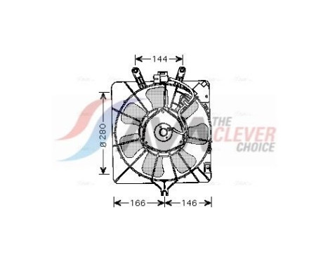 Cooling fan HD7535 Ava Quality Cooling
