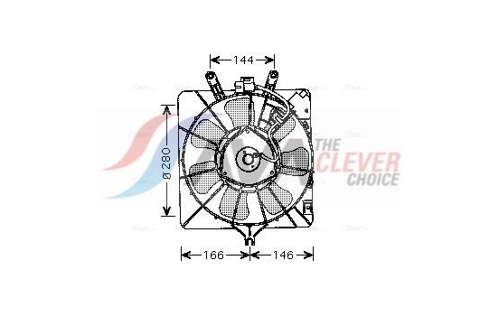 Cooling fan HD7535 Ava Quality Cooling