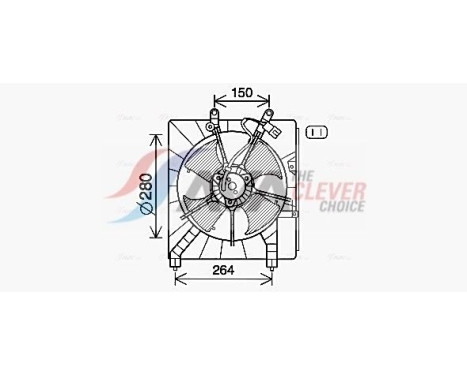 Cooling fan HD7539 Ava Quality Cooling
