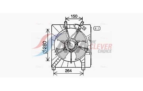 Cooling fan HD7539 Ava Quality Cooling