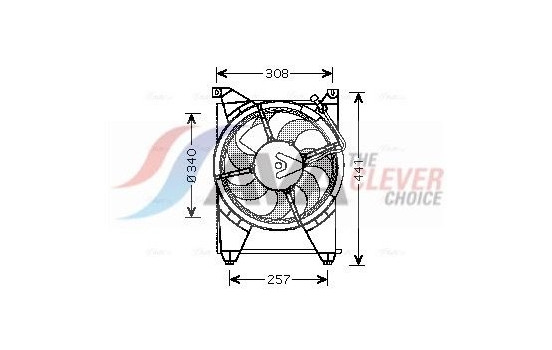 Cooling fan HY7514 Ava Quality Cooling
