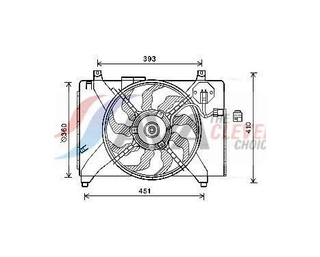 Cooling fan HY7536 Ava Quality Cooling