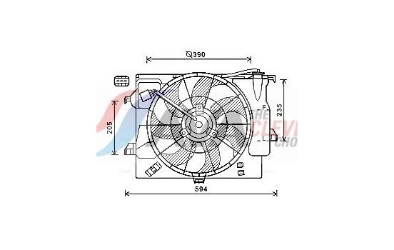 Cooling fan HY7541 Ava Quality Cooling