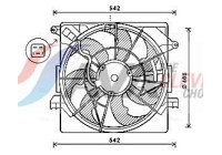 Cooling fan HY7550 Ava Quality Cooling