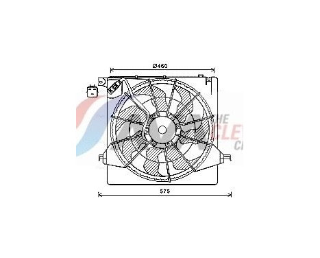 Cooling fan HY7562 Ava Quality Cooling