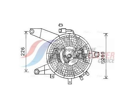 Cooling fan HY7564 Ava Quality Cooling