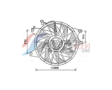 Cooling fan HY7565 Ava Quality Cooling
