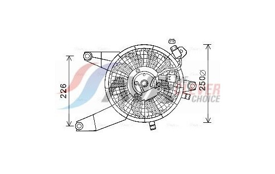 Cooling fan HY7569 Ava Quality Cooling