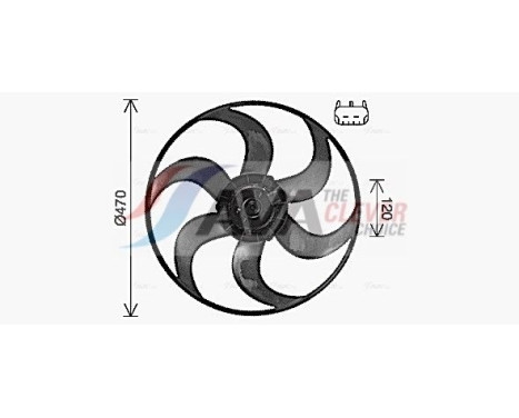 Cooling fan JE7084 Ava Quality Cooling