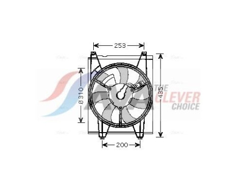 Cooling fan KA7513 Ava Quality Cooling