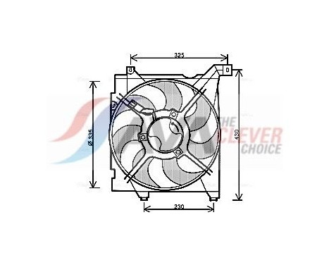 Cooling fan KA7517 Ava Quality Cooling