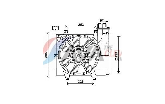 Cooling fan KA7528 Ava Quality Cooling