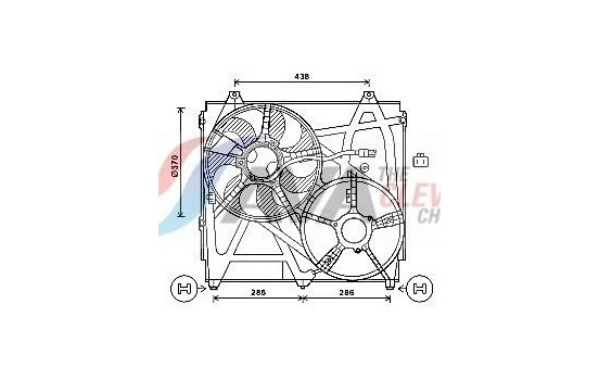 Cooling fan KA7529 Ava Quality Cooling
