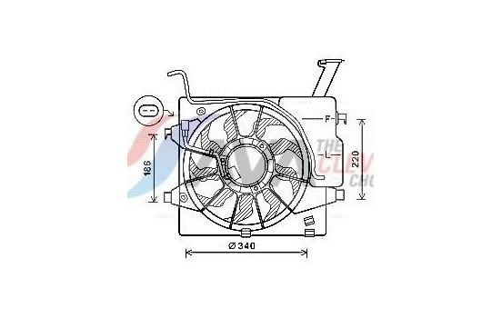 Cooling fan KA7538 Ava Quality Cooling