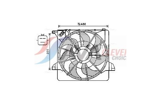 Cooling fan KA7540 Ava Quality Cooling