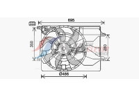 Cooling fan KA7543 Ava Quality Cooling