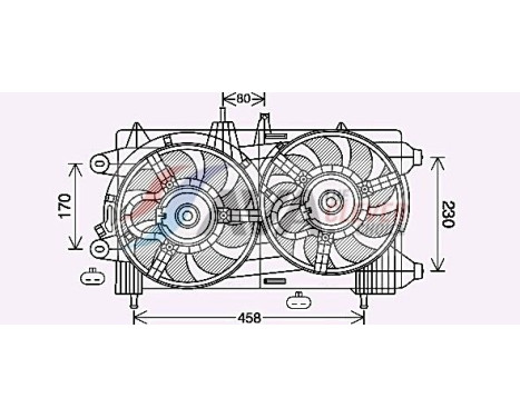 Cooling fan LC7503 Ava Quality Cooling