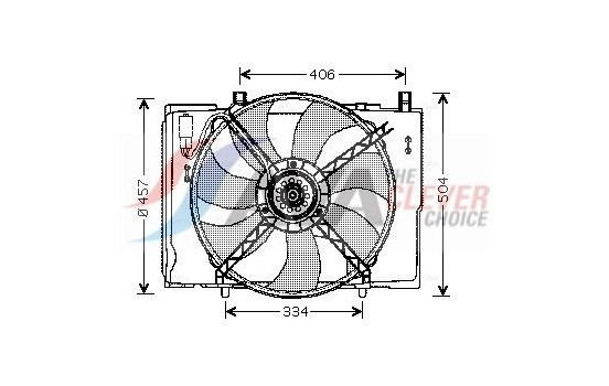 Cooling fan MS7504 Ava Quality Cooling
