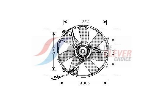 Cooling fan MS7512 Ava Quality Cooling