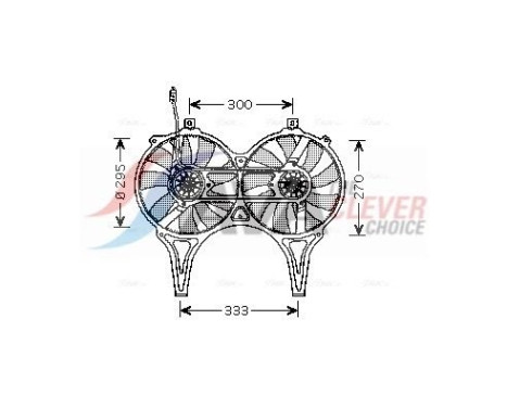 Cooling fan MS7514 Ava Quality Cooling