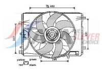 Cooling fan MS7522 Ava Quality Cooling
