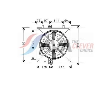 Cooling fan MT7502 Ava Quality Cooling