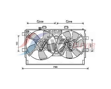 Cooling fan MT7530 Ava Quality Cooling