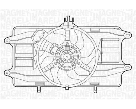 Cooling fan MTC024AX Magneti Marelli