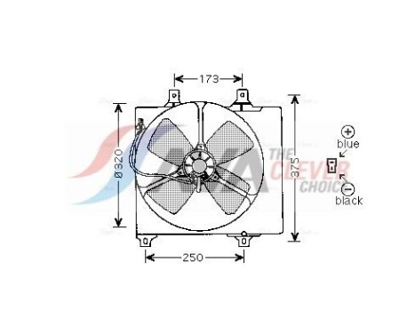 Cooling fan MZ7501 Ava Quality Cooling