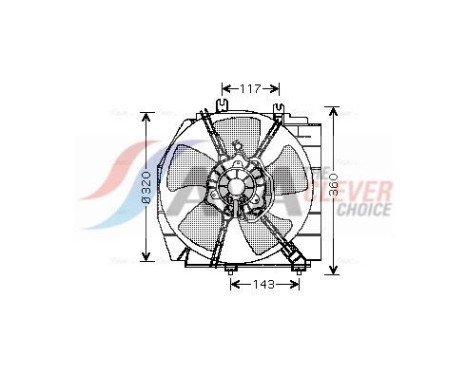 Cooling fan MZ7513 Ava Quality Cooling