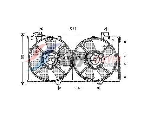 Cooling fan MZ7528 Ava Quality Cooling