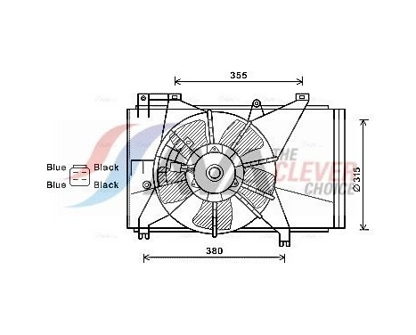 Cooling fan MZ7543 Ava Quality Cooling