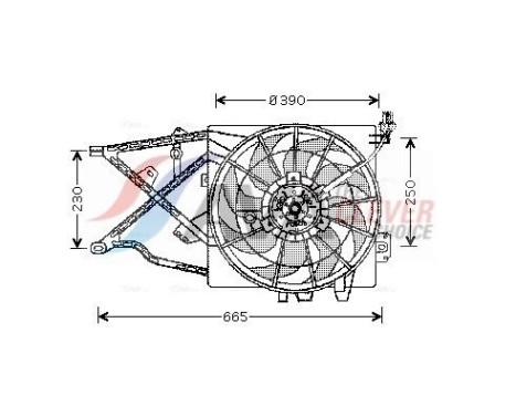 Cooling fan OL7505 Ava Quality Cooling