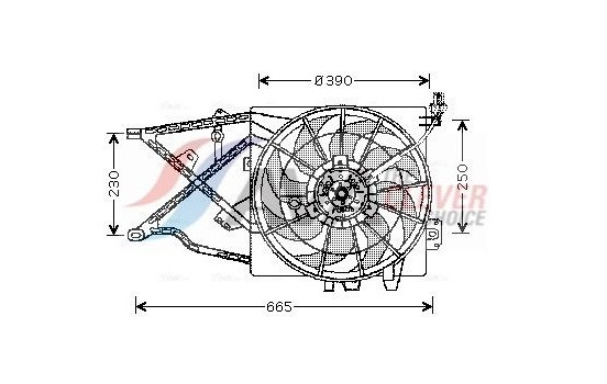 Cooling fan OL7505 Ava Quality Cooling