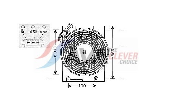 Cooling fan OL7508 Ava Quality Cooling
