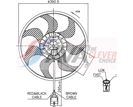 Cooling fan OL7524 Ava Quality Cooling, Image 2