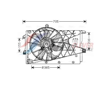 Cooling fan OL7526 Ava Quality Cooling