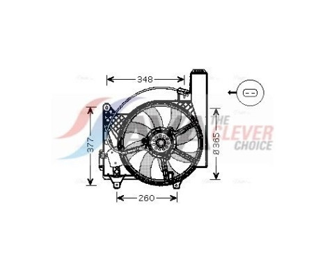Cooling fan OL7531 Ava Quality Cooling