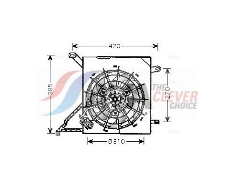 Cooling fan OL7534 Ava Quality Cooling