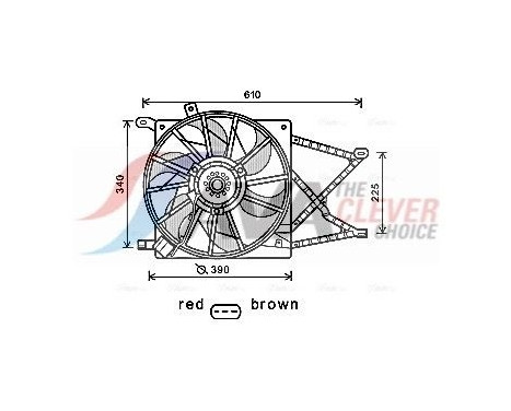 Cooling fan OL7544 Ava Quality Cooling