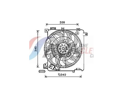 Cooling fan OL7635 Ava Quality Cooling