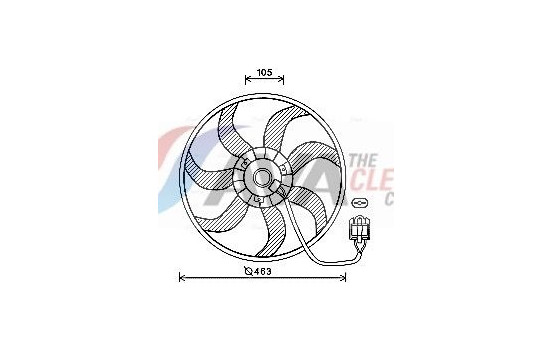 Cooling fan OL7657 Ava Quality Cooling