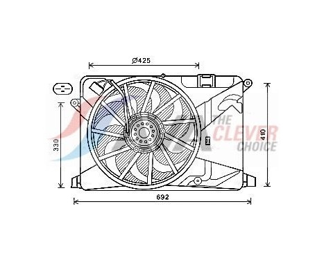 Cooling fan OL7669 Ava Quality Cooling