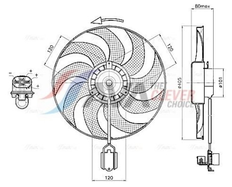 Cooling fan OL7751 Ava Quality Cooling