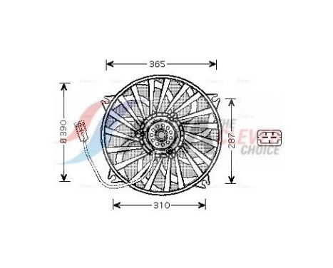 Cooling fan PE7535 Ava Quality Cooling