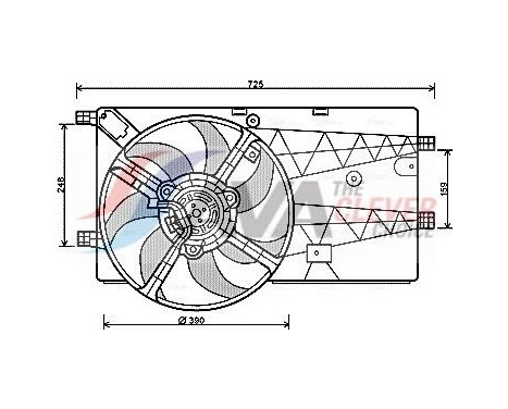 Cooling fan PE7548 Ava Quality Cooling