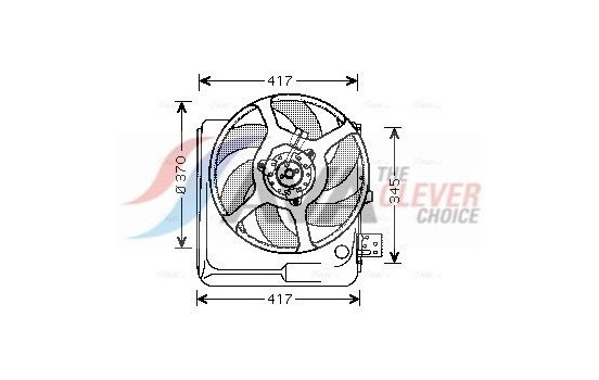 Cooling fan RT7524 Ava Quality Cooling